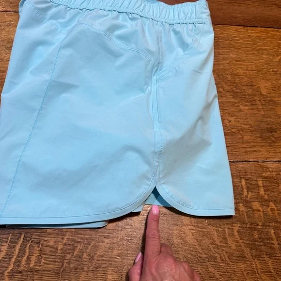 Lands End 22W summer shorts lightweight Packable quick drying vacation pale blue - Picture 9 of 9